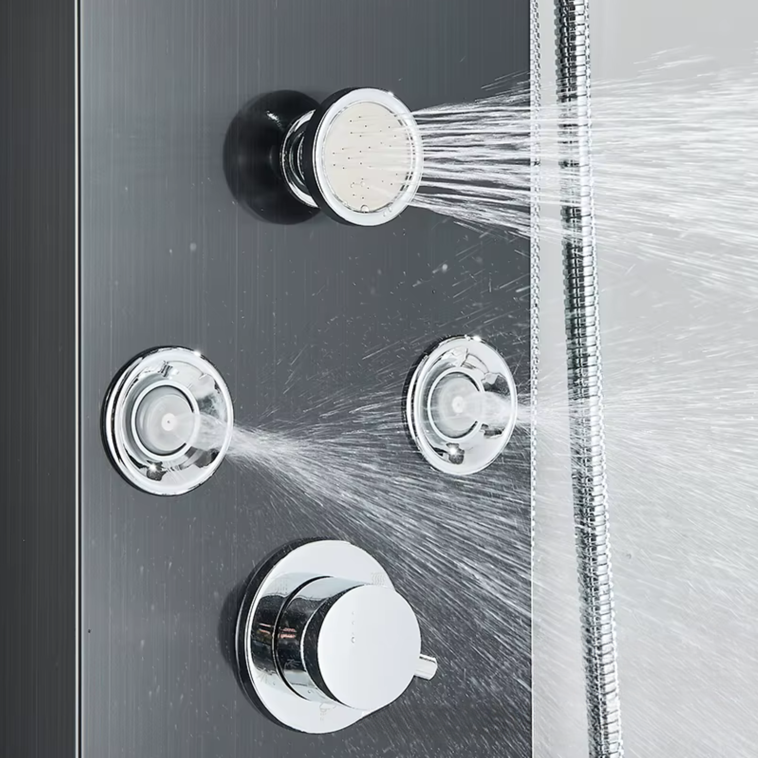 Digital shower set column