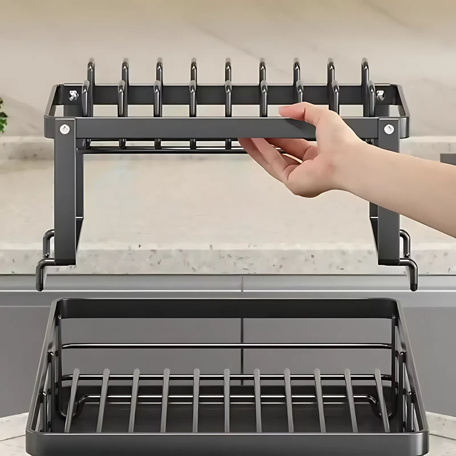 Kitchen Dish Rack 16.7"