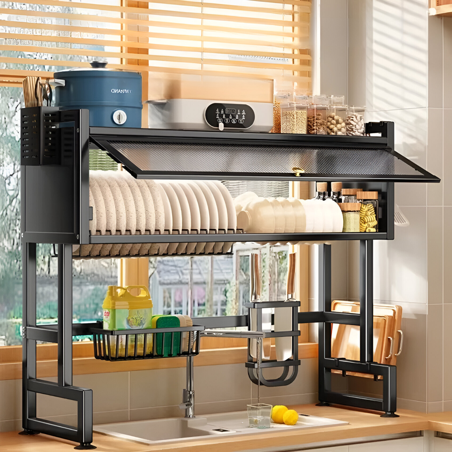 Kitchen Over The Sink Dish Rack