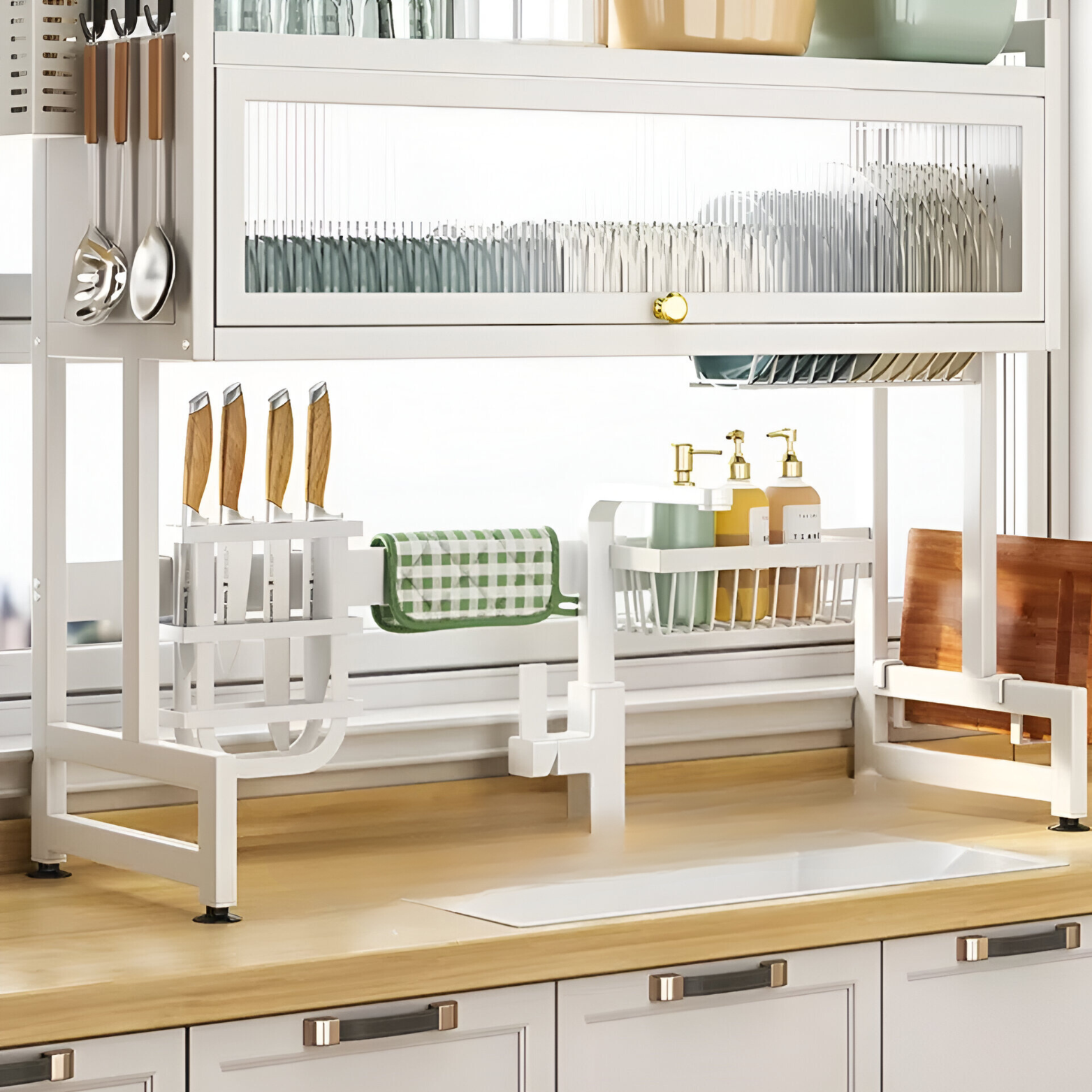 Kitchen Over The Sink Dish Rack