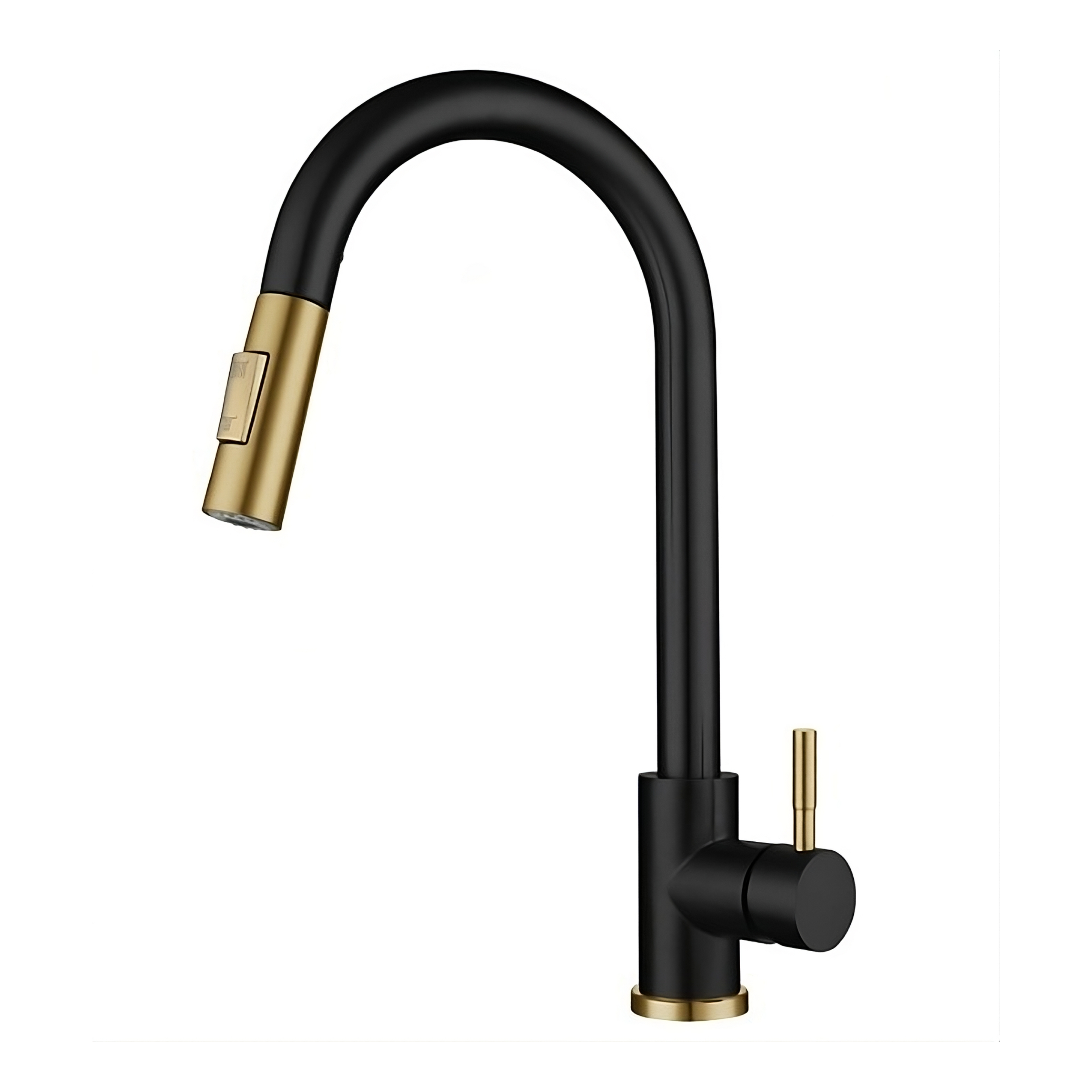 Gold and Black Kitchen Touch Faucet