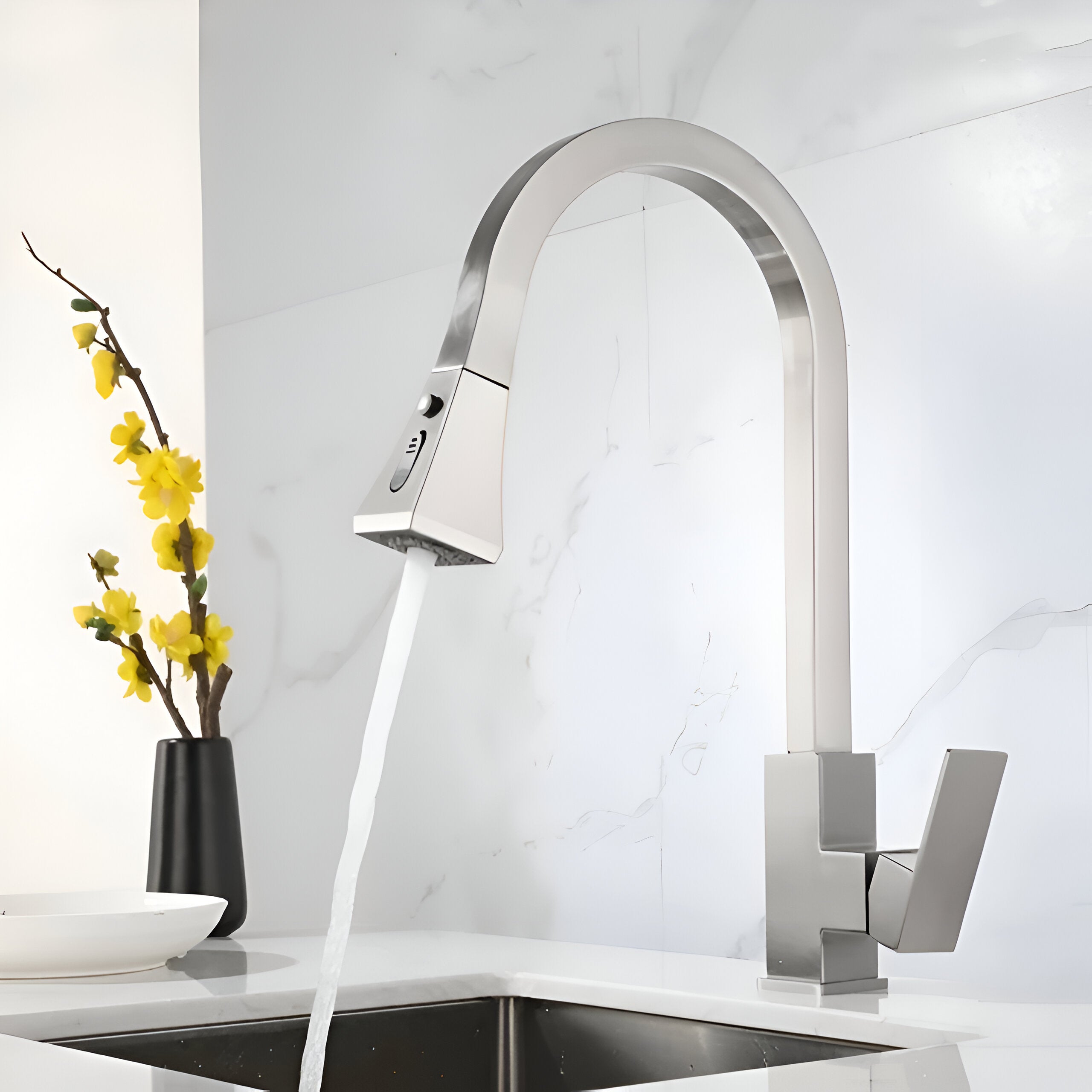 Drammen - Modern Design Pull-Out Spout Kitchen Faucet