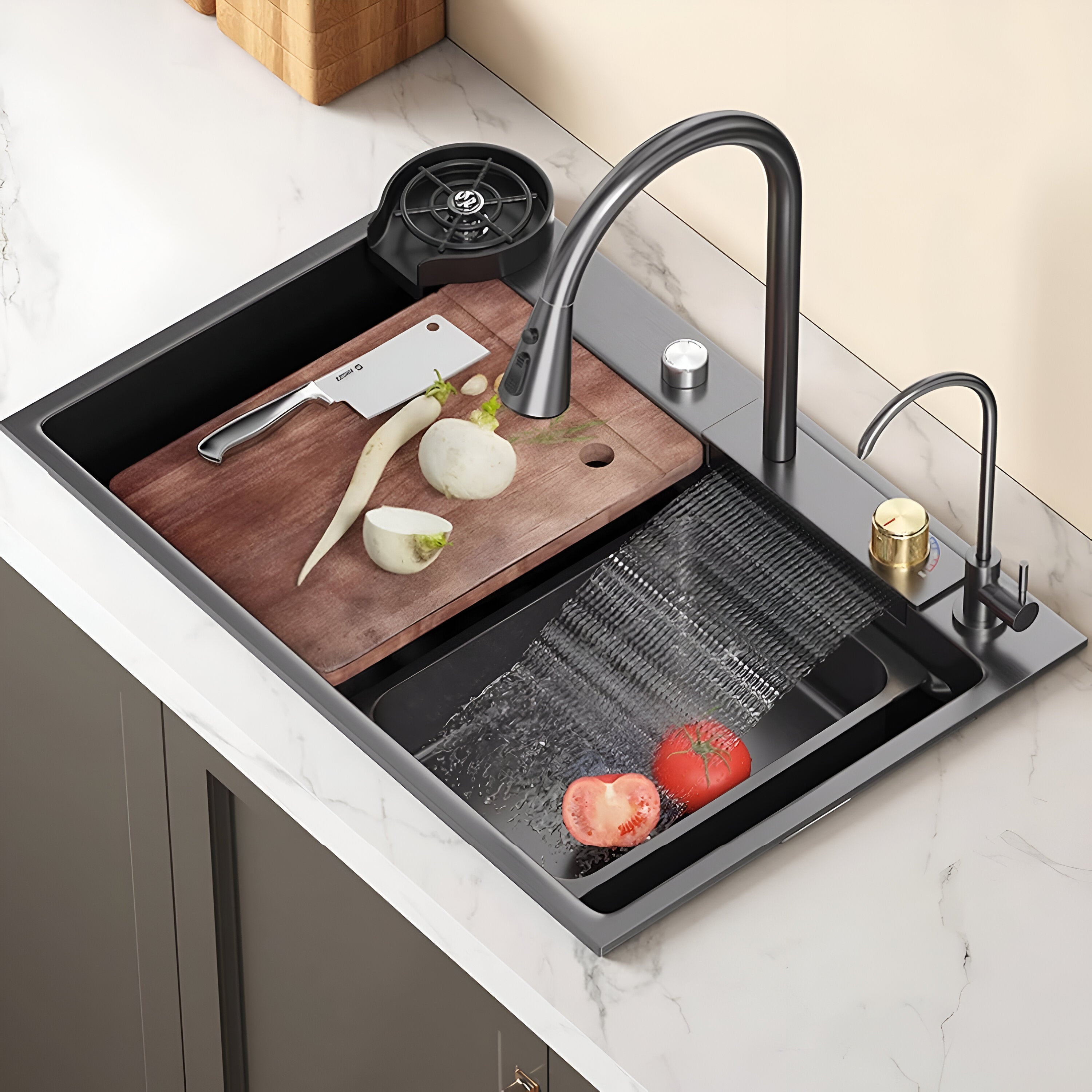 Modern kitchen sink