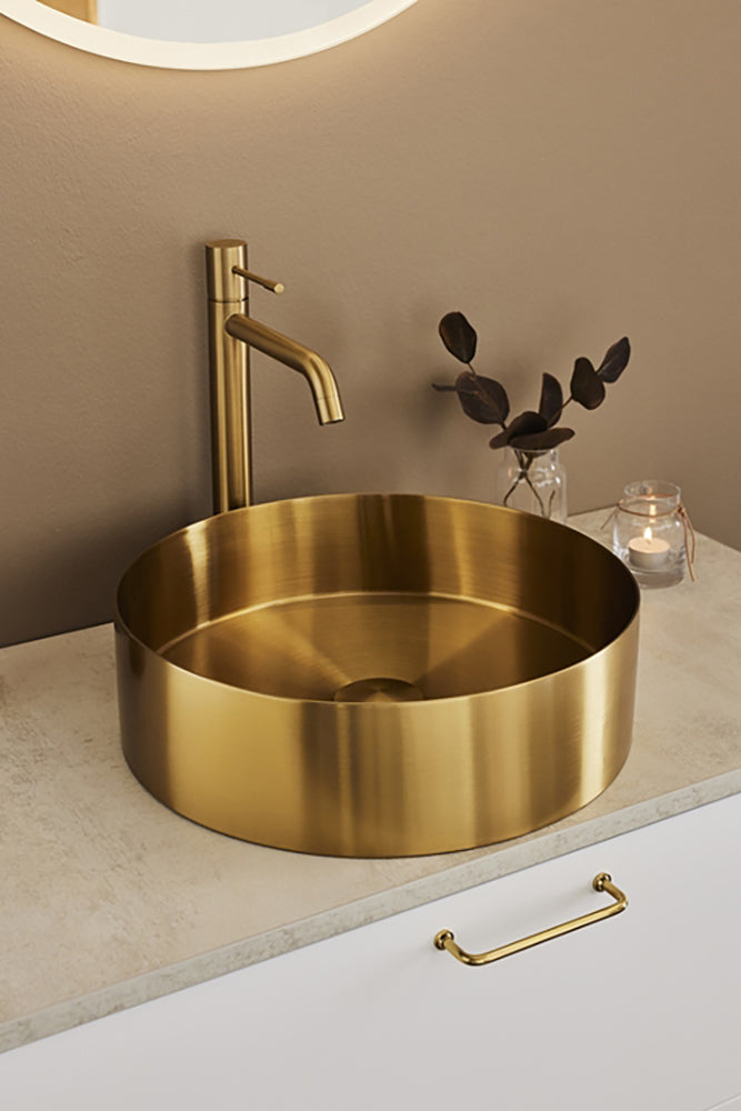 Premium bathroom faucet in a luxurious bathroom