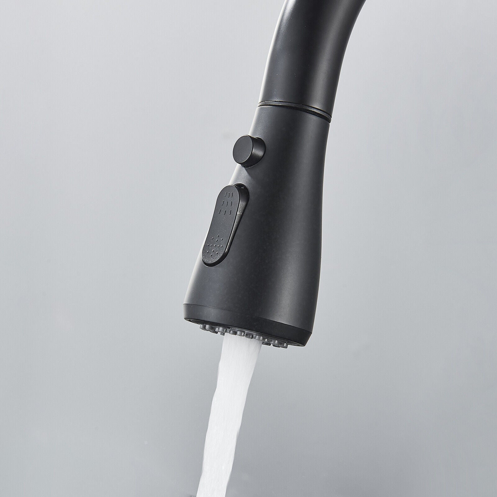 Powerful water flow with mode #1 of Karlstad kitchen faucet