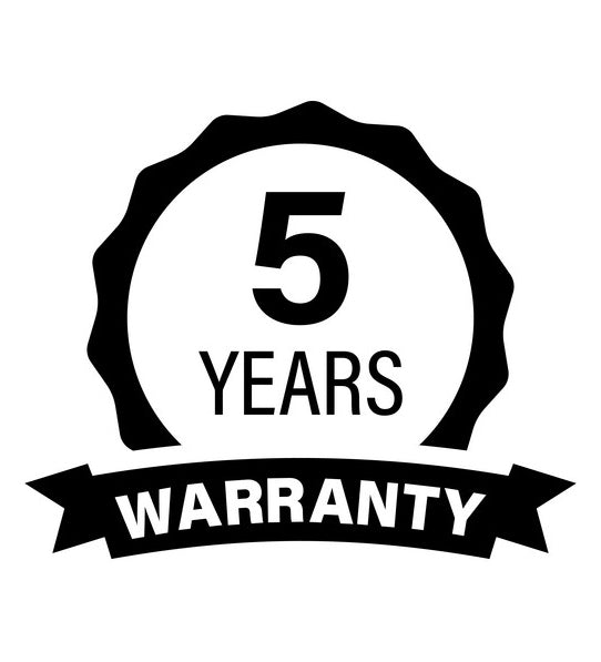 5-Year Warranty